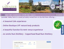 Tablet Screenshot of lavendervalleyfarm.com.au